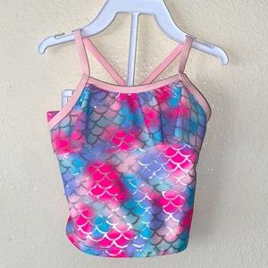 Wonder nation 2T mermaid 2 piece bathing suit Toddlers